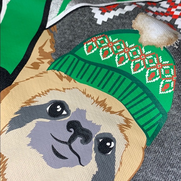 Festive af, HOLIDAY TIME, Sloth on the slopes sweatshirt!! - Picture 7 of 8